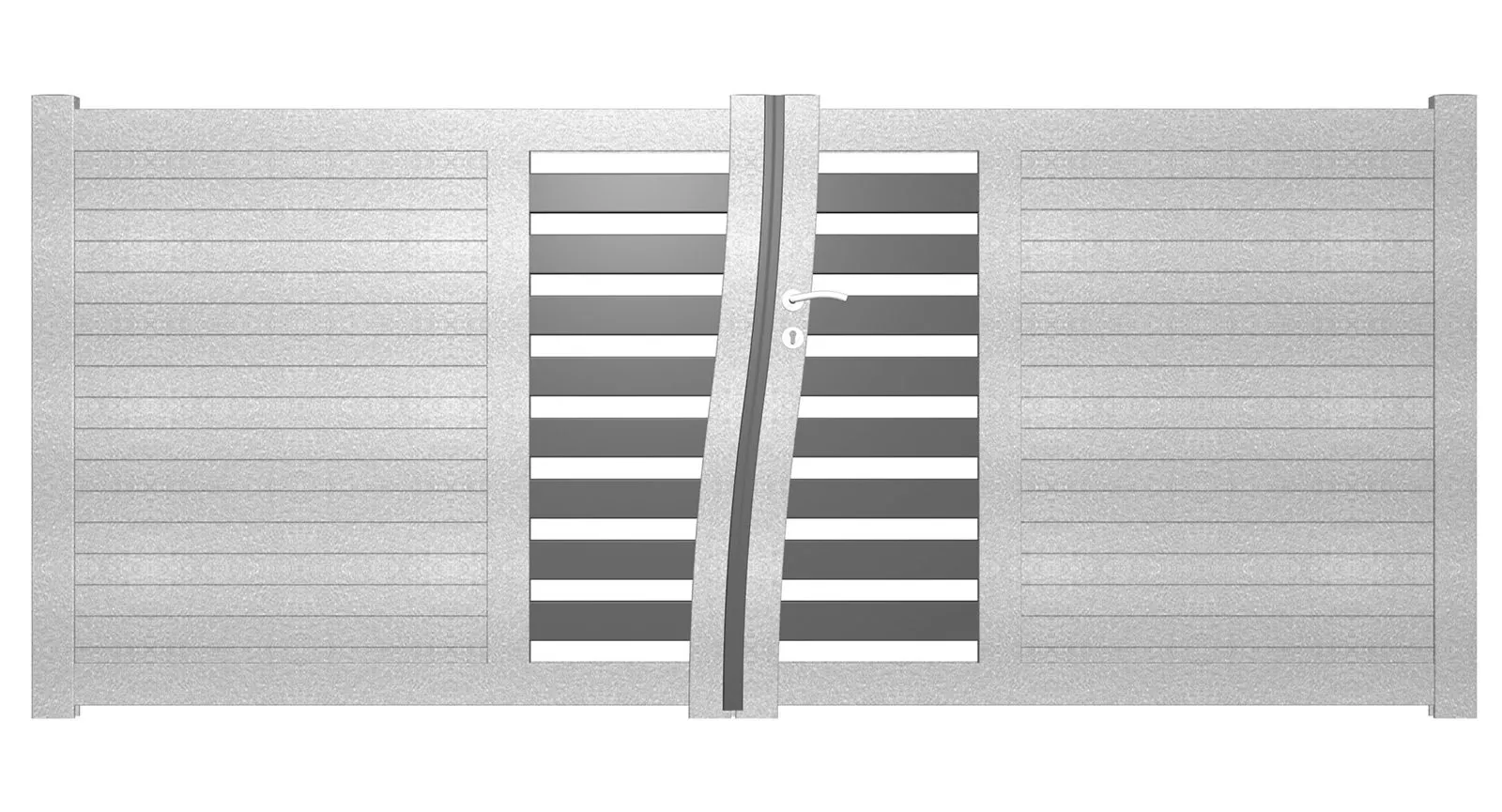 Portail alu gamme design Bplast 18