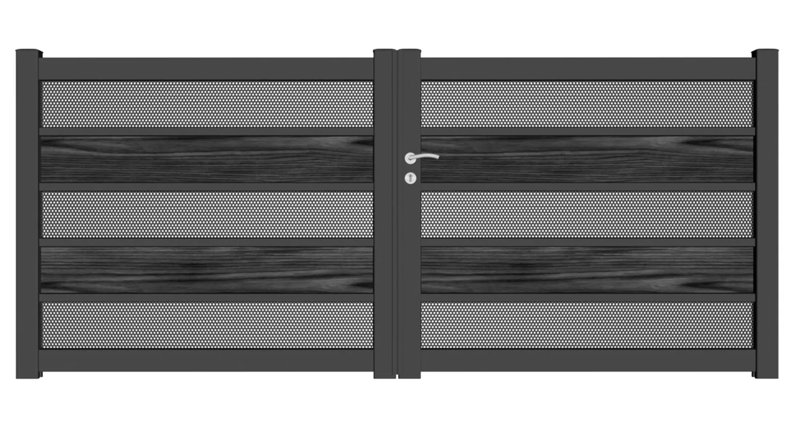 Portail alu gamme design Bplast 23