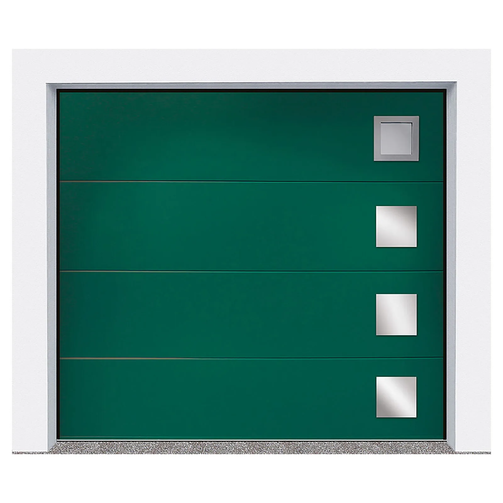 Porte de garage sectionnelle plafond  Bplast56