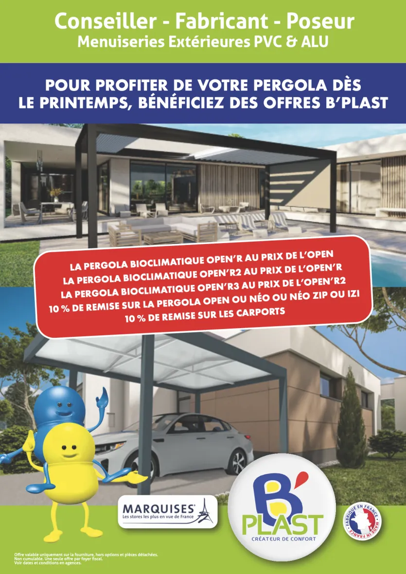 OFFRES PRINTEMPS PERGOLAS